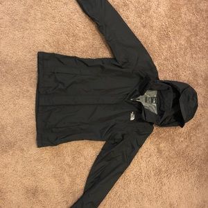 Black The North Face Rain Jacket